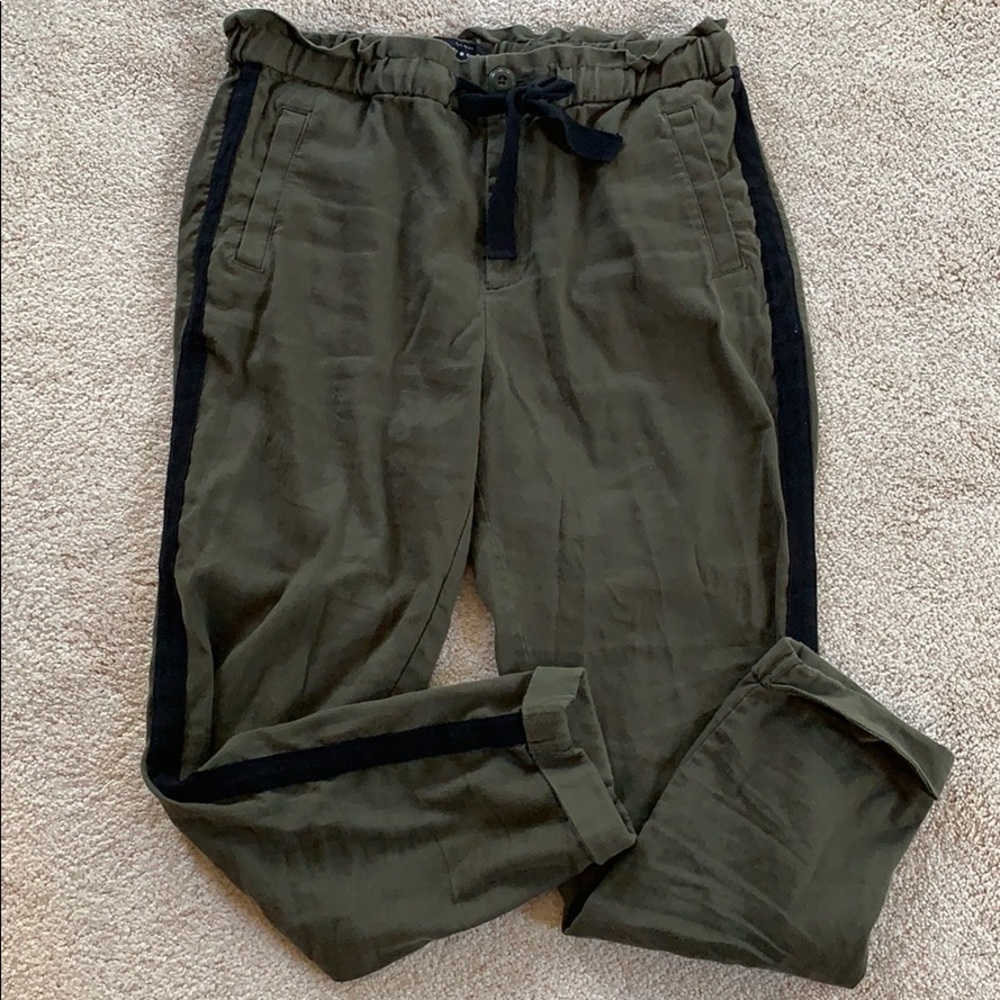 Luck brand army green trousers.